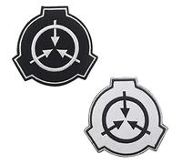2 toppe tattiche con logo per SCP Foundation Funny SCP Super Natural Hook and Loop ricamo morale militare emblema patch per giacche, zaini, vestiti, gilet, uniformi vestiti