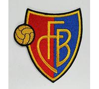 2 toppe termoadesive FC Basilea con logo della squadra di calcio