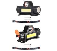 2 torce per casco da saldatura, leggera, impermeabile, per corsa e campeggio