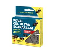 2 Trappole Adama Foval Gel Trappola Per interni Insetticida scarafaggi 10g