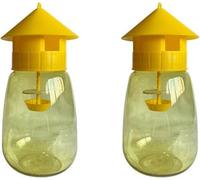 2 Trappole Per Vespe Da Appendere All'esterno, Trappola Per Calabroni Riutilizzabile Per Esterni, Acchiappa Vespe Per Il Giardino, Acchiappa Moscerini Della Frutta Resistenti Alle Intemperie