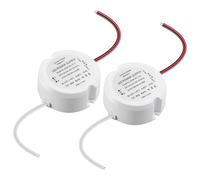 2 trasformatori LED 12 V 36 W, Mini anello di alimentazione 12 V 3 A, Mini trasformatore di alimentazione IP66 per illuminazione interna ed esterna