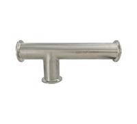 2" Tri Clamp Stainless Steel SS304 OD51 3 Way Tee single-sided extended endoscope outer length 457mm