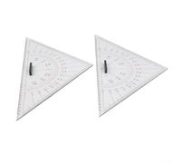 2 triangoli per mappa del mare, 300 mm, acrilico trasparente