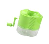 2 Tritatutto manuale per cipolle con protezione per le mani, design salvaspazio e rotazione in acciaio inossidabile per affettatrici per cipolle a manovella per la preparazione multi-veg