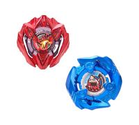 2 Trottole X Set,Buster Dran UX tipo di attacco e Lance Knight tipo di difesa, 2 trottole, trottole da battaglia, grande regalo giocattolo per ragazzo 6+