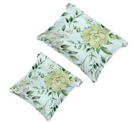 2 trousse da viaggio con girasole che fioriscono per cosmetici, a chiusura automatica, portatile, senza cerniera, mini borsa da viaggio per cuffie, monete, rossetti, cosmetici, auricolari, gioielli,