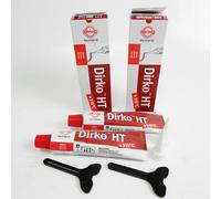 2 Tubetti A 70ml Sigillante Dirko HT Rosso 705.708 a Breve Termine A 315° Motore