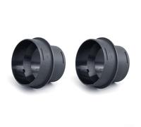2 tubi adattatori per riscaldatore da parcheggio da 75 mm a 80 mm, compatibili con riscaldatori Webasto per una circolazione ottimale del calore all'interno dei veicoli