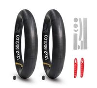 2 tubi da 12 x 2,50/3,00 con gambo valvola CR202, compatibile con 12,5 x 2,75, 12 x 2,35, 12 x 2,40, la maggior parte delle biciclette elettriche/biciclette/scooter, 30,5 cm (12 pollici), robusto tubo