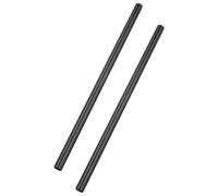 2 tubi di collegamento con filettatura da 12 mm, in lega di alluminio, con diametro di 15 mm, per fotocamera a spalla