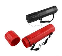 2 tubi di stoccaggio per asta di saldatura, per contenitore e supporto per elettrodi MMA, custodia a prova di umidità per aste da 4,5 kg fino a 350 mm, con scala, clip e cinghia per officina
