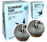 2 tubi flessibili per mountain bike, SCV 19 Clik Valve, adatti per Schwalbe I 27,5" I 28" I 29", larghezza 1,9-2,4", 650B, set di tubi di ricambio (2 pezzi) (lunghezza valvola 60 mm)