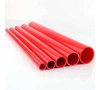 2 Tubi In PVC, 50 Cm Diametro Esterno 25 Mm Tubo Rosso Fornitura D'acqua Irrigazione Domestica Serbatoio Di Pesce Tubo In PVC Accessori For Acquari Tubo