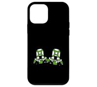 2 Turtle Sir Mr. Gentlemen ricco Cappello a cilindro Monocle Classes Team Custodia per iPhone 12 mini