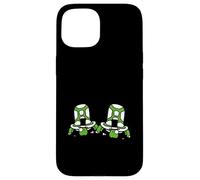 2 Turtle Sir Mr. Gentlemen ricco Cappello a cilindro Monocle Classes Team Custodia per iPhone 15