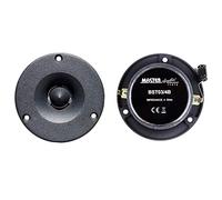 2 TWEETER MASTER AUDIO BST03/4B neri da 175 watt rms 350 watt max 9,7 cm di diametro e 105 db 4 ohm portiere sportelli auto con profondità 3,8 cm, a coppia