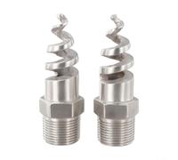 2 ugelli a spirale in acciaio inox per inFor dustrial Per la rimozione e la pulizia della polvere, progettati per una maggiore copertura spray e prevenzione degli intasamenti (3/4)