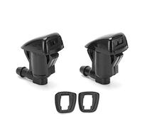 2 Ugelli Lavatrice 85381-04040 per | Ugelli di spruzzatura in ABS nero con due guarnizioni per periodo 2005-2015 e numeri di riferimento OE compatibili elencati