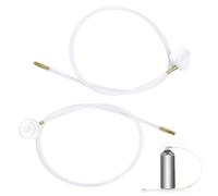 2 ugelli per aerosol, bomboletta spray da 4,5 mm, prolunga per bombole spray con fusto maschile, liquido, pellicola per ugelli auto, strumenti per vernice e attrezzature, 50 cm