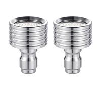 2 ugelli per idropulitrice con ugello da 1/4 di pollice a connessione rapida in metallo ugelli per rondella di potenza accessori per la pulizia dell'auto ugello di lavaggio ad alta pressione