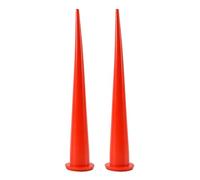 2 ugelli per presellatura di salsicce, per allungare la punta della pistola per presellatura, strumento di estensione di ricambio utilizzato in edilizia (spesso dritto)