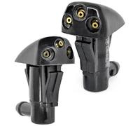 2 ugelli spray per lavavetri Click&Fit compatibili con Kia Sportage MK2 2005-2010, Hyundai Accent 2003-2009, Tuscon 2002-2008, Elantra 1999-2005, Santa Fe 2001-2004, Hyundai i10 2007-2013