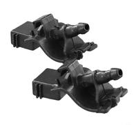 2 Ugello per getto Lavavetri Plastica ABS Compatibile Corolla per | Numero OE 85381-12300 Installazione per facile per colorazione nera Montaggio per Altis per auris Highlander