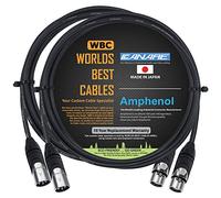 2 unità - 1,2 m - Canare l-4e6s, Star Quad equilibrato maschio a femmina microfono cavi con Amphenol argento connettori XLR