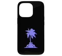 2 Uomini Team Palm Two Fun Friends Crew Island Vacation Logo Custodia per iPhone 13 Pro