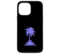 2 Uomini Team Palm Two Fun Friends Crew Island Vacation Logo Custodia per iPhone 13 Pro Max
