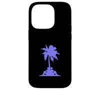 2 Uomini Team Palm Two Fun Friends Crew Island Vacation Logo Custodia per iPhone 14 Pro