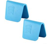 2 utensili per intonaco per lavori di piastrelle con forma ergonomica e antiscivolo per supportare la stuccatura di lunga durata senza sforzo manuale (2 pezzi blu)