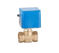 2 "Valvole a globo motorizzate in ottone 2 fili AC220V Valvola di arresto bidirezionale (24VAC)