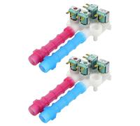 2 valvole di ingresso dell'acqua 134637810, elettrovalvole di ricambio per manutenzione della rondella, valvole di riempimento, parti di rondella compatibili con 41741100000, 41741101000, 41741102000