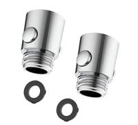 2 valvole di intercettazione, acqua stop, doccia, tappo dell'acqua per doccia, limitatore di flusso, valvola di intercettazione soffione doccia, soffione per doccia