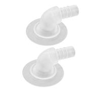 2 valvole di ricambio per kitesurf, a forma di L, in TPU e PVC, non ritorno per la riparazione della vescica dell'aquilone