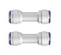 2 valvole di ritegno a senso singolo da 3/8 "Push to Connecting Single Way Valvola di ritegno per tubi dell'acqua Raccordo idraulico Raccordo a connessione rapida