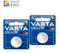 2 VARTA CR2477 a Bottone Al Litio batteries 3V No Mercury 2033 Indonesia 1BL New
