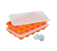 2 Vaschette Portaghiaccio Stampi Cubetti Ghiaccio 15 Ghiaccioli Forma Diamante