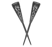 2 vasi a cono per con inseritore per fiori