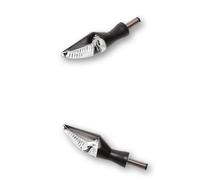 2 Vetro Trasparente LED Mini Indicatore Koso Storm per Moto Segnali di Direzione