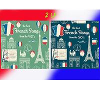 2 Vinili di Musica Francese: The best French Songs from the 40's - The best French Songs from the 50's