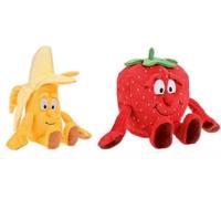2 VITAMINI BANANA E FRAGOLA PELUCHE lidl goodness gang plush Penny Coop Frutta I
