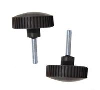 2 viti di fissaggio per baldacchino, viti in plastica nera per sedie a dondolo da giardino, chiusure nere sicure per il baldacchino dell'altalena da giardino