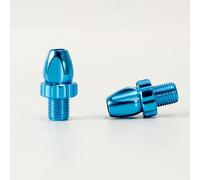 2 viti di regolazione della leva del freno per bicicletta, M10, compatibili con vari tipi di freno, tra cui la pinza a disco centrale tradizionale a sbalzo e i freni a V (blu)