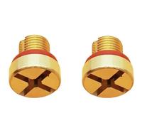 2 viti di sfiato per tubo refrigerante in ottone LR031393 adatte per Range Rover LR4 2010-2016 per Land Rover Range Rover Sport 2010-2013 tappo a vite di spurgo del radiatore del liquido di