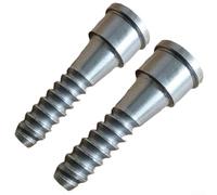 2 viti di sicurezza per tarlo per tornio di legno, montaggio sicuro per piccoli spazi vuoti, compatibile con mandrini da 3,75, 4,25, 5,5, struttura in metallo, ideale per la tornitura di ciotole