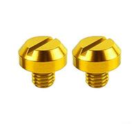 2 viti M8 per supporto posteriore per moto, cursori forcellone M10, per Honda e Kawasaki, bobine protettive per sollevamento paddock, kit di facile installazione (oro M8 opposto)