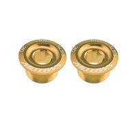 2 viti per il movimento centrale della bicicletta, M20, per mountain bike, bici da corsa, cuscinetti a pedale, tappi, guarnitura oro/blu